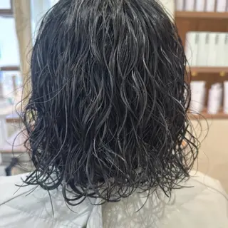 ミディアム パーマ 田畑 あやののヘアスタイル