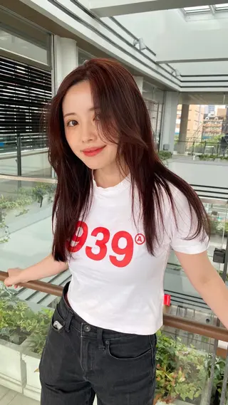 ミディアム カラー RURI韓国ボブ 🇰🇷タッセルボブのヘアスタイル