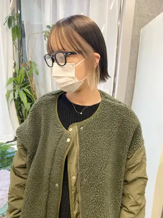 ショート カラー PEYP prod ICON所属・パーマ/ケアブリーチ /博多/YOSUKEのヘアスタイル