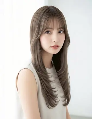 ロング カラー ヘアアレンジ 【代表】 たき〜のヘアスタイル