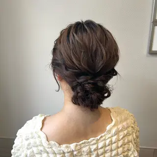セミロング ヘアアレンジ ヒナリ/まつ毛パーマ 無料モデル募集中☆彡のマツエク・マツパデザイン