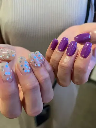 ネイル Ray. ちゅるん系ニュアンスのネイルデザイン