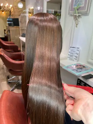 ロング カラー 栗形 龍乃介のヘアスタイル