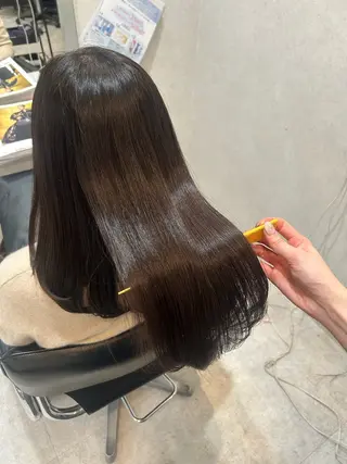 ロング 柔らかい縮毛矯正/ ボブ/北林のヘアスタイル