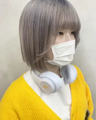 ショート カラー デザインカラー/パー マ🦖外岡咲希🦖のヘアスタイル