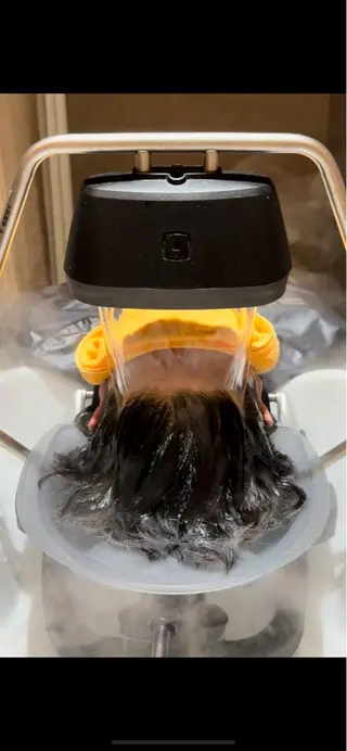 ショート パーマ メンズ ウルフとハイトーン みっちー✂️のヘアスタイル