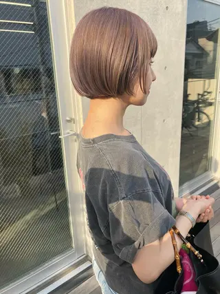 ショート 似合わせカットカラー 👩MINAのヘアスタイル