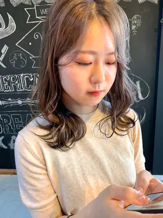 ミディアム カラー メンズヘア/レイヤー /ボブ山内春輝のヘアスタイル