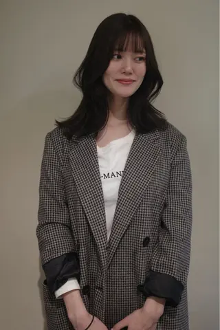 ロング カラー opus 店長大和 レイヤー/赤み消しのヘアスタイル