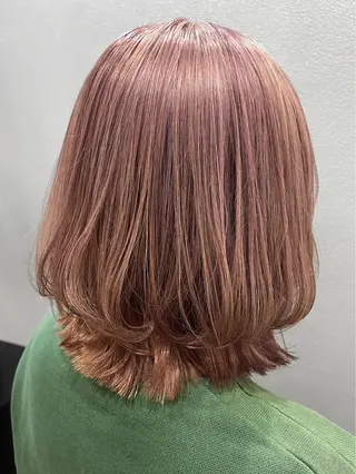 セミロング カラー ハイトーン/韓国風/ 艶髪/吉祥寺のヘアスタイル