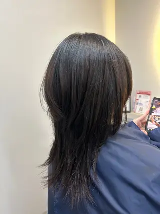 セミロング ヘアワークフラックス所属・レイヤー/ボブ/ くびれ/ごうきのヘアスタイル