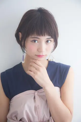 ショート カラー 羽田 ひろむのヘアスタイル