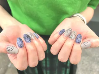 ネイル 前田 萌のネイルデザイン