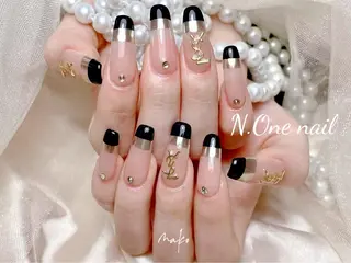 ネイル 長いだし/スカルプ/ パラシェルN.oneのネイルデザイン