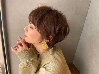 ショート カラー miel hair 新宿店 【ミエル ヘアー】所属・新宿西口から徒歩5分 石橋卓典のヘアスタイル
