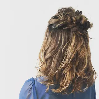 セミロング ボブ/暖色/デザイン KOYUKI⛄️のヘアスタイル