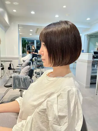 ショート 木下英治/ウルフ /レイヤー/銀座のヘアスタイル