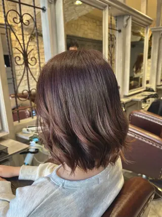 ミディアム カラー 🫧‪大滝 いくみ🌿辻堂のヘアスタイル