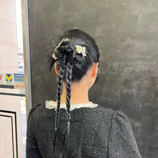 ロング ヘアアレンジ ヘアセット･ネイル 🎀あんりん🎀のヘアスタイル