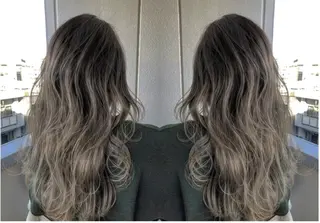 ロング カラー かわさき ともやのヘアスタイル