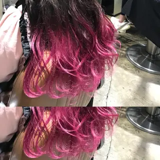 セミロング カラー パーマ ヘアアレンジ メンズ キッズ ネイル マツエク・マツパ サロンドミルク 原宿のヘアスタイル