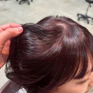 カラー ボブ/レイヤー/ニュ アンスパーマ/小夏のヘアスタイル