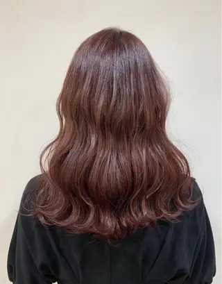 ミディアム カラー 田中 美咲のヘアスタイル