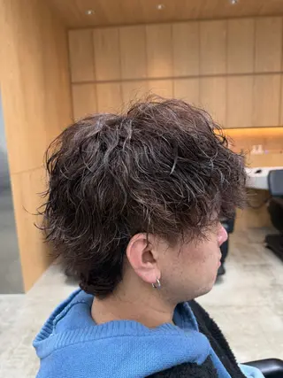 ヘアアレンジ メンズ fifth天神大名Ⅱ所属・fifth天神 パーマ特化/石橋航海のヘアスタイル