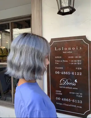 ショート カラー パーマ ヘアアレンジ 韓国♡ワンホン系 ♡YURIのヘアスタイル