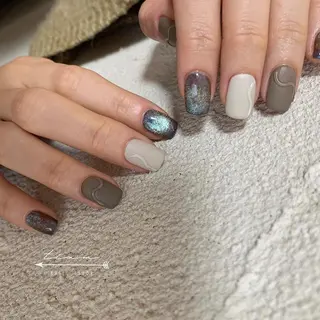 ネイル 𝑡𝑖𝑎𝑚𓂃 きむらゆきののネイルデザイン