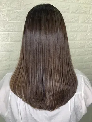 セミロング カラー ✨髪質改善✨ トリートメントLASのヘアスタイル