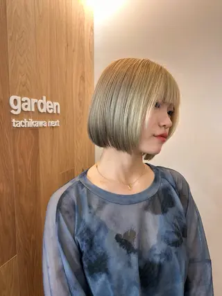 ショート ボブ/暖色カラー 🎧 kei 🎀のヘアスタイル