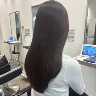 ロング カラー 髪質改善ストレート /暖色カラー🎀🪞のヘアスタイル