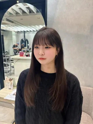 カラー こくぶん ひよりのヘアスタイル