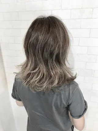 ミディアム 神野 雅樹のヘアスタイル