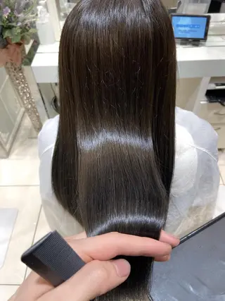 ロング カラー メンズ縮毛矯正 ♠️店長下平隼人のヘアスタイル