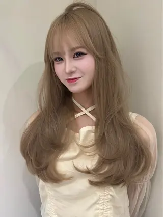 ロング 韓国レイヤー💋/ ワンホン/NANAのヘアスタイル