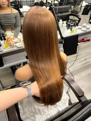 ロング カラー ブリーチ/艶カラー/ Chinatsuのヘアスタイル