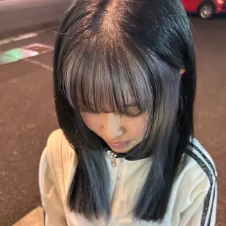 カラー 町田 里奈のヘアスタイル