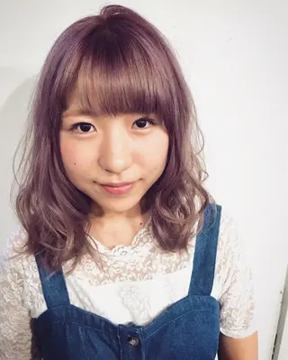 ミディアム カラー 20代半ば上質なへア ケア 髪質改善 大西のヘアスタイル