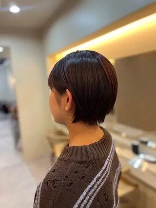 ショート カラー hair&fashion shiomiH所属・草野 圭音のヘアスタイル