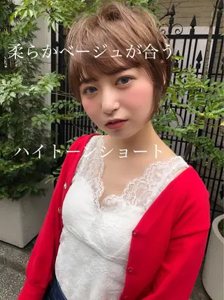 ショート カラー 🌟イメチェン美容師 🌟清水 大輝のヘアスタイル