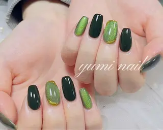 ネイル 𝐲𝐮𝐦𝐢🎀 長さ出しデザイン専門のネイルデザイン