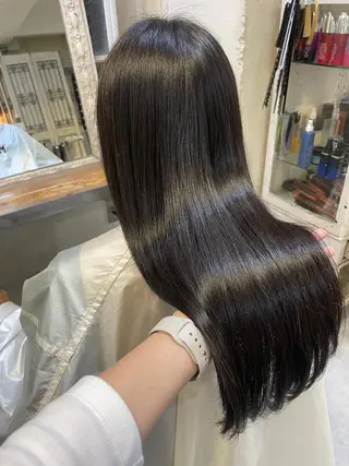 ロング MINX青山店所属・結莉/ボブ/ 縮毛矯正のヘアスタイル