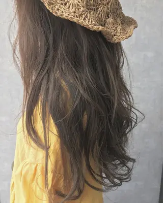 セミロング カラー レイヤーカット BLend 渋谷のヘアスタイル