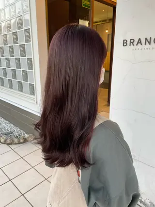 ロング カラー 近藤 幸子のヘアスタイル