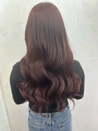 ロング カラー 下妻 カラーエクステ難波のヘアスタイル