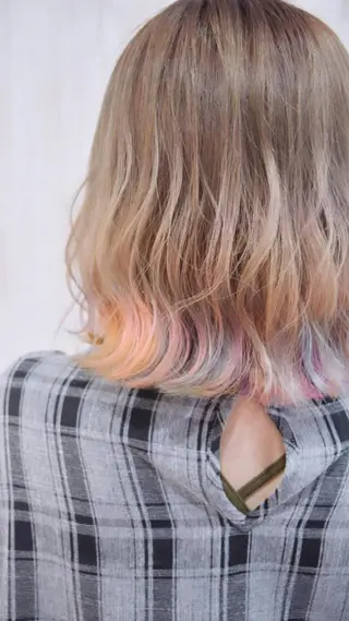 ミディアム GATE.所属・GATE. staffのヘアスタイル