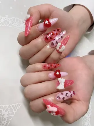ロング ネイル nail salon azuのネイルデザイン