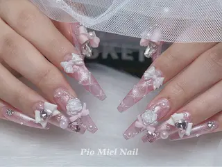 ネイル HANA 長さだしのネイルデザイン